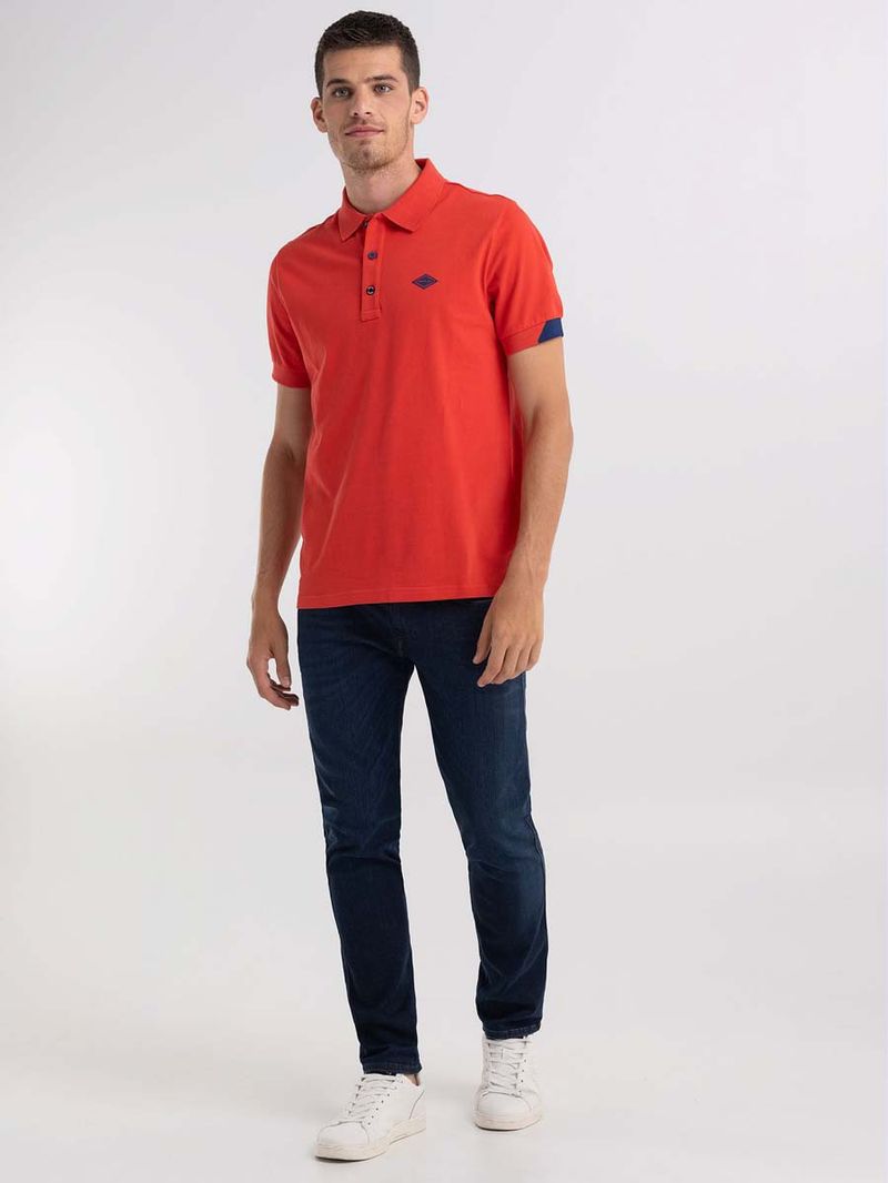 Polo-Manga-Corta-Para-Hombre-Stretch-Piquet-