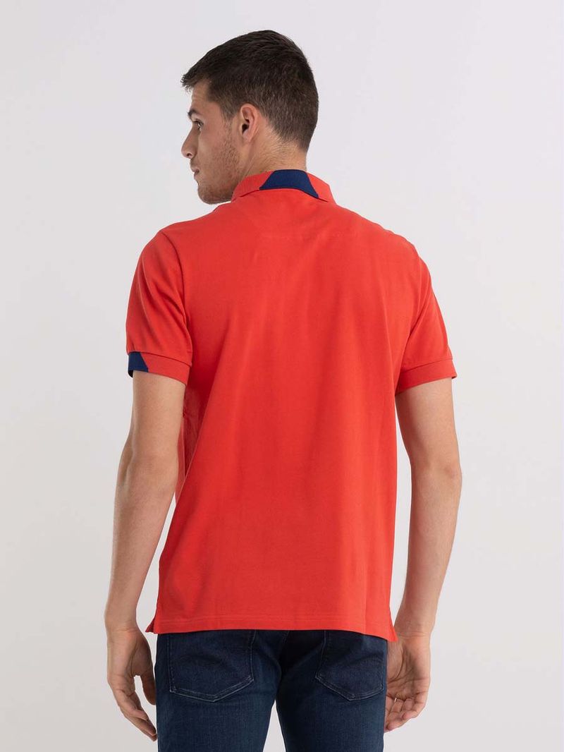 Polo-Manga-Corta-Para-Hombre-Stretch-Piquet-