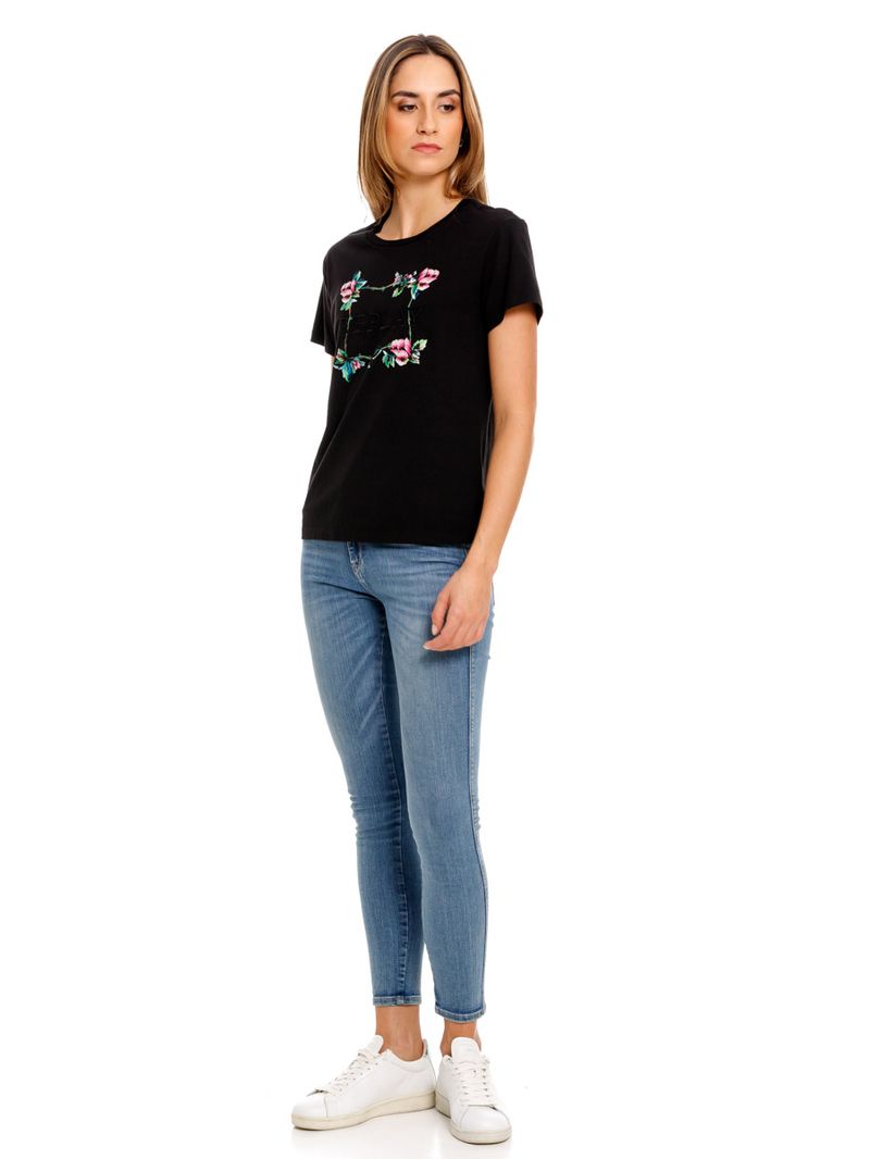 Camiseta-Manga-Corta-Para-Mujer