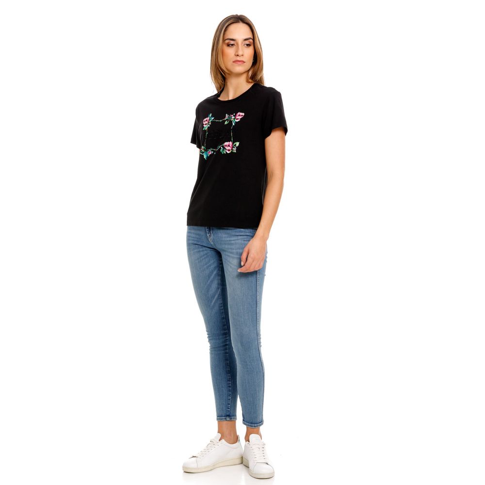 Camiseta Manga Corta Para Mujer
