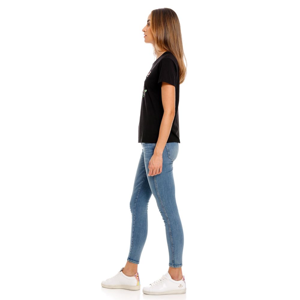 Camiseta Manga Corta Para Mujer