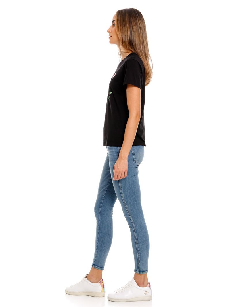 Camiseta-Manga-Corta-Para-Mujer