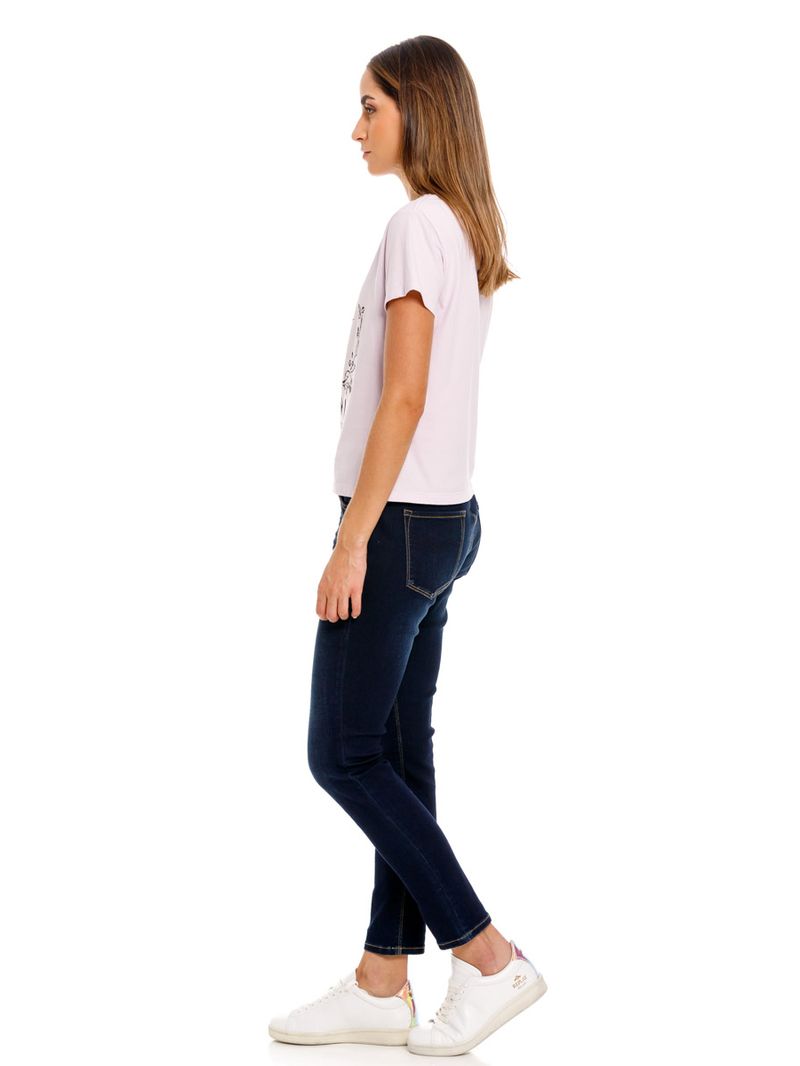 Camiseta-Manga-Corta-Para-Mujer