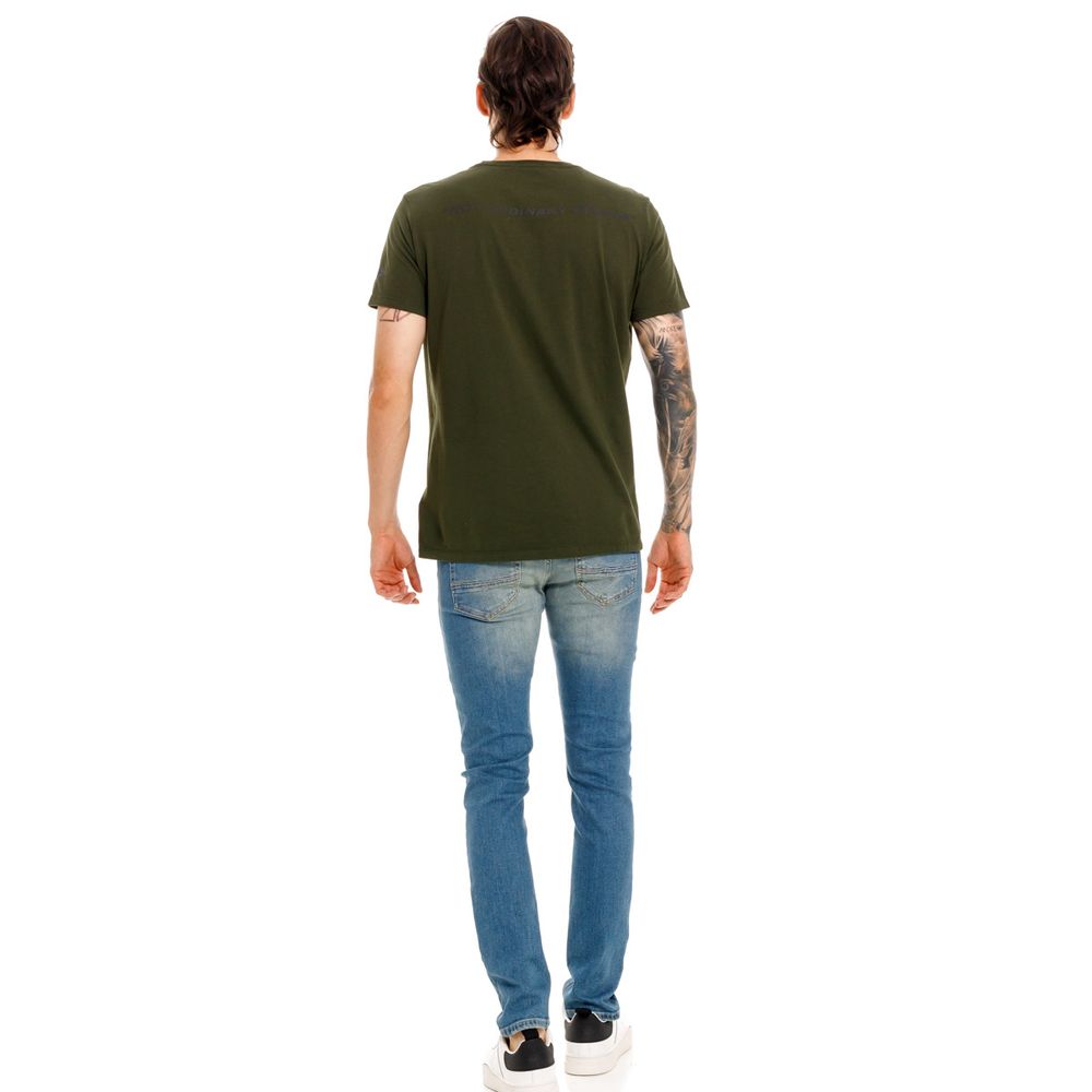 Camiseta Manga Corta Para Hombre Compact Cotton