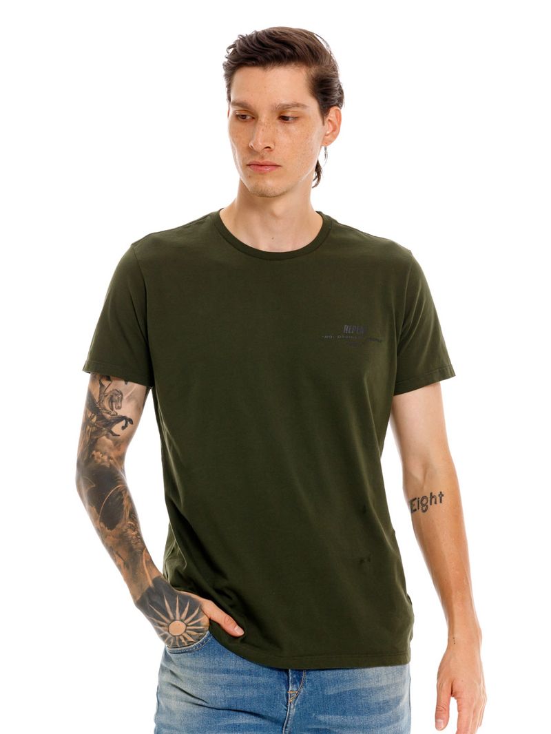 Camiseta-Manga-Corta-Para-Hombre-Compact-Cotton--