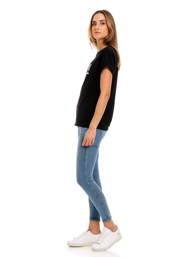 Camiseta-Manga-Corta-Para-Mujer-Garment-Dyed-Light-Cotton--