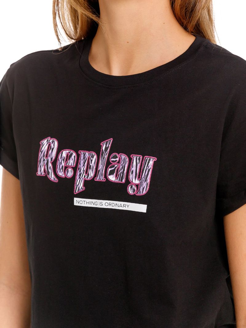 Camiseta-Manga-Corta-Para-Mujer-Garment-Dyed-Light-Cotton--