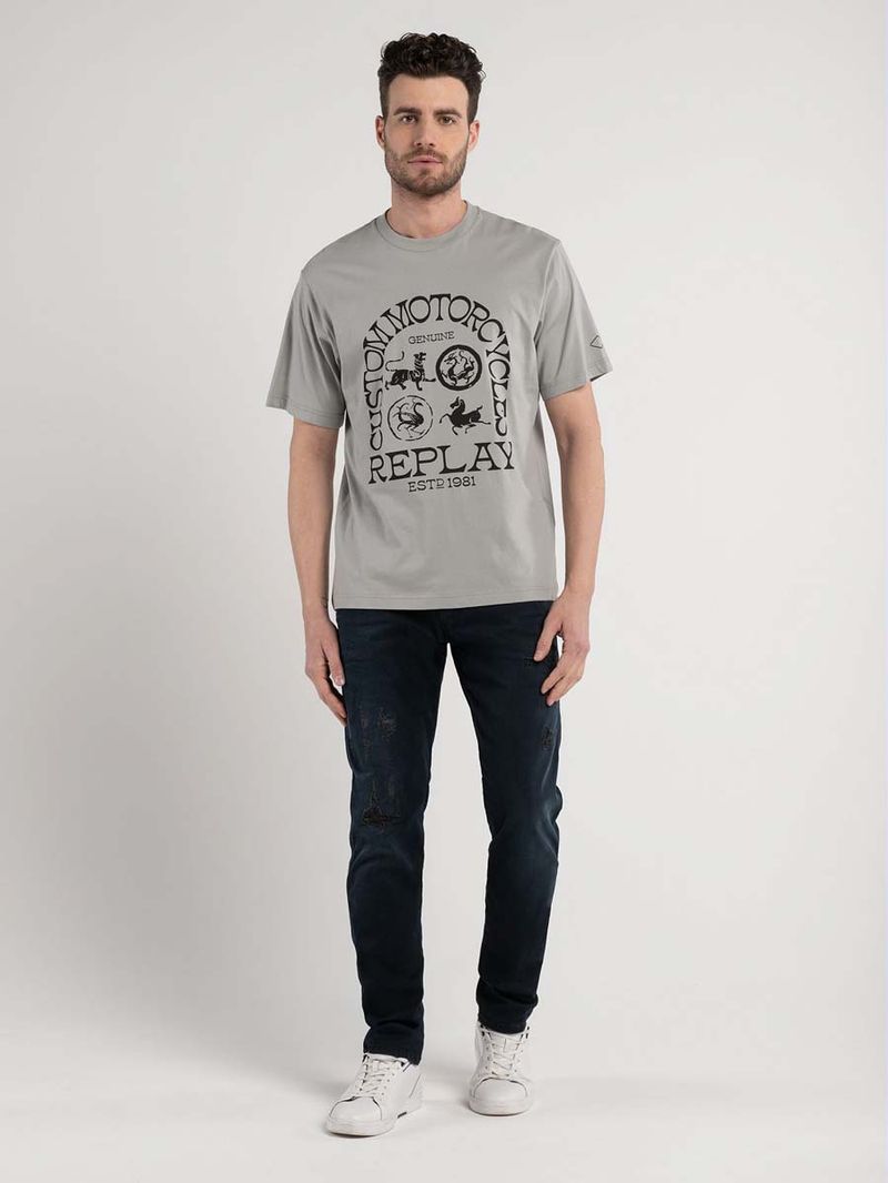 Camiseta-Manga-Corta-Para-Hombre-