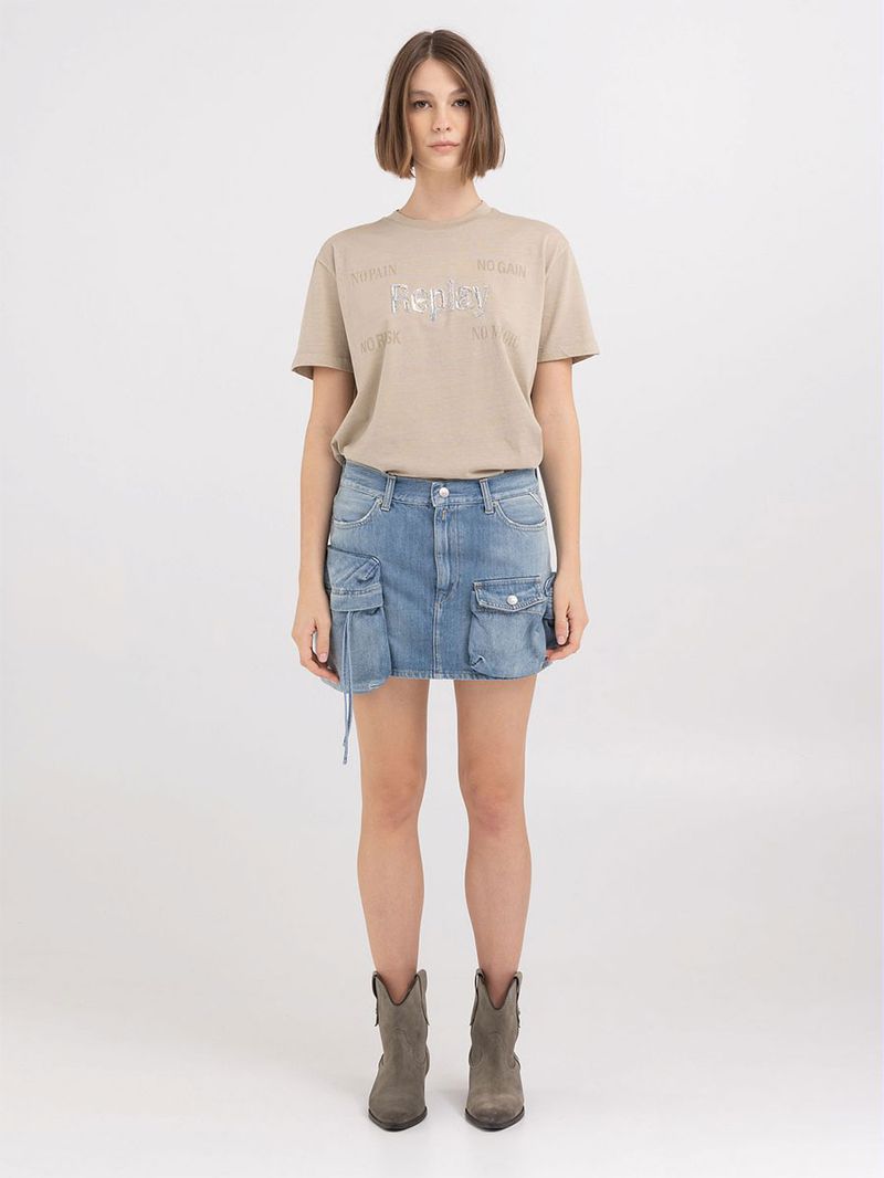 Camiseta-Manga-Corta-Para-Mujer-