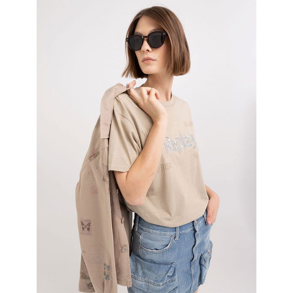 Camiseta Manga Corta Para Mujer