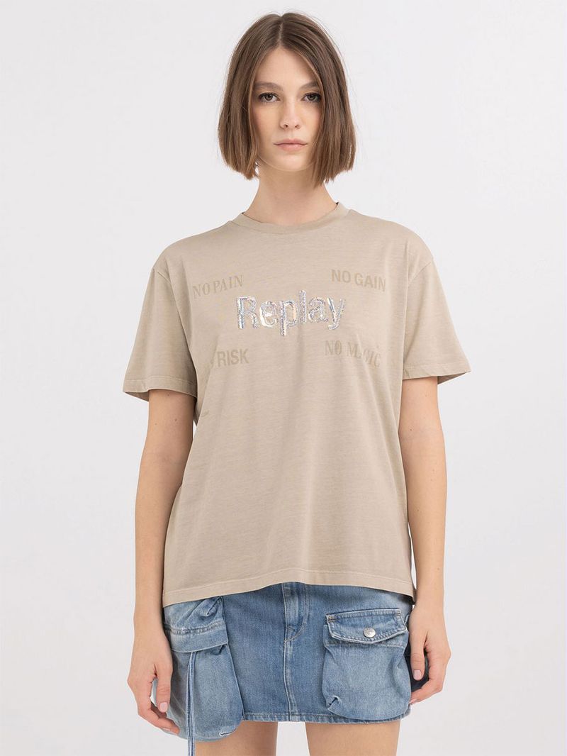Camiseta-Manga-Corta-Para-Mujer-