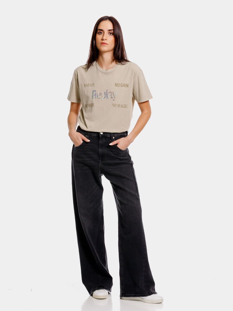 Camiseta-Manga-Corta-Para-Mujer