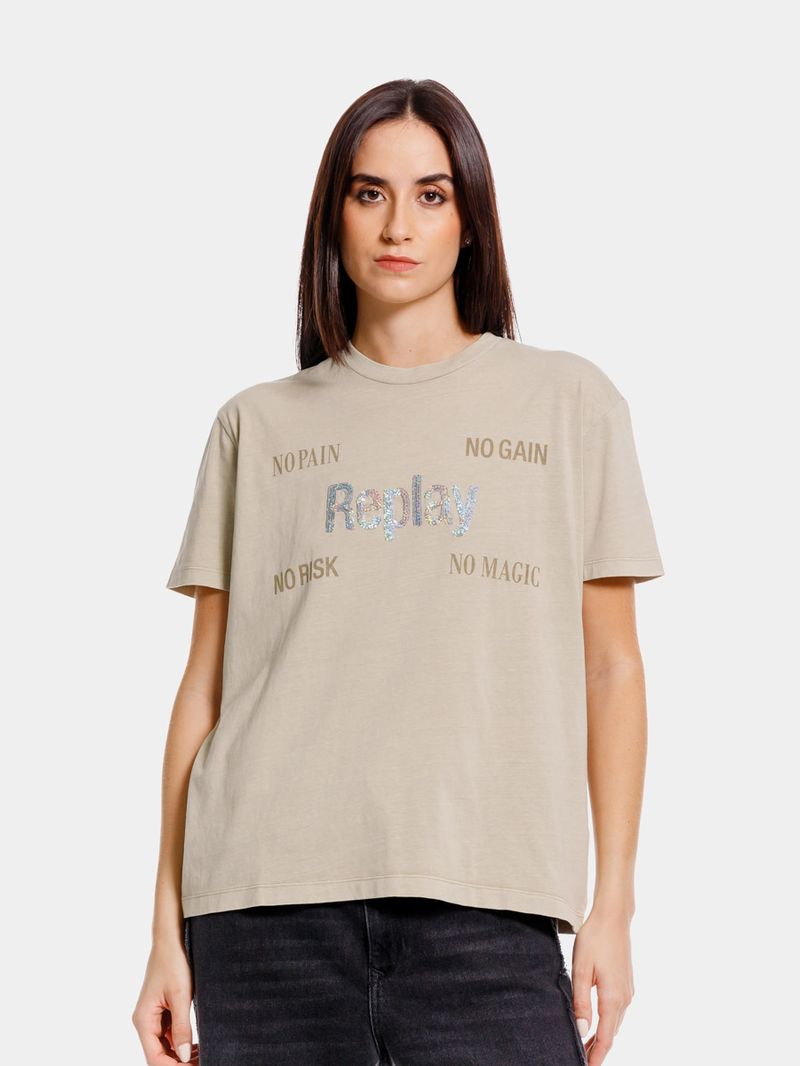 Camiseta-Manga-Corta-Para-Mujer
