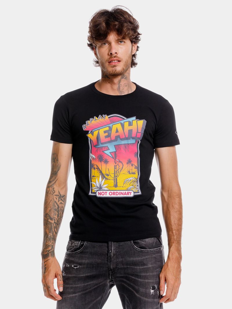 Camiseta-Manga-Corta-Para-Hombre