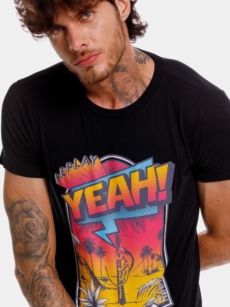 Camiseta-Manga-Corta-Para-Hombre