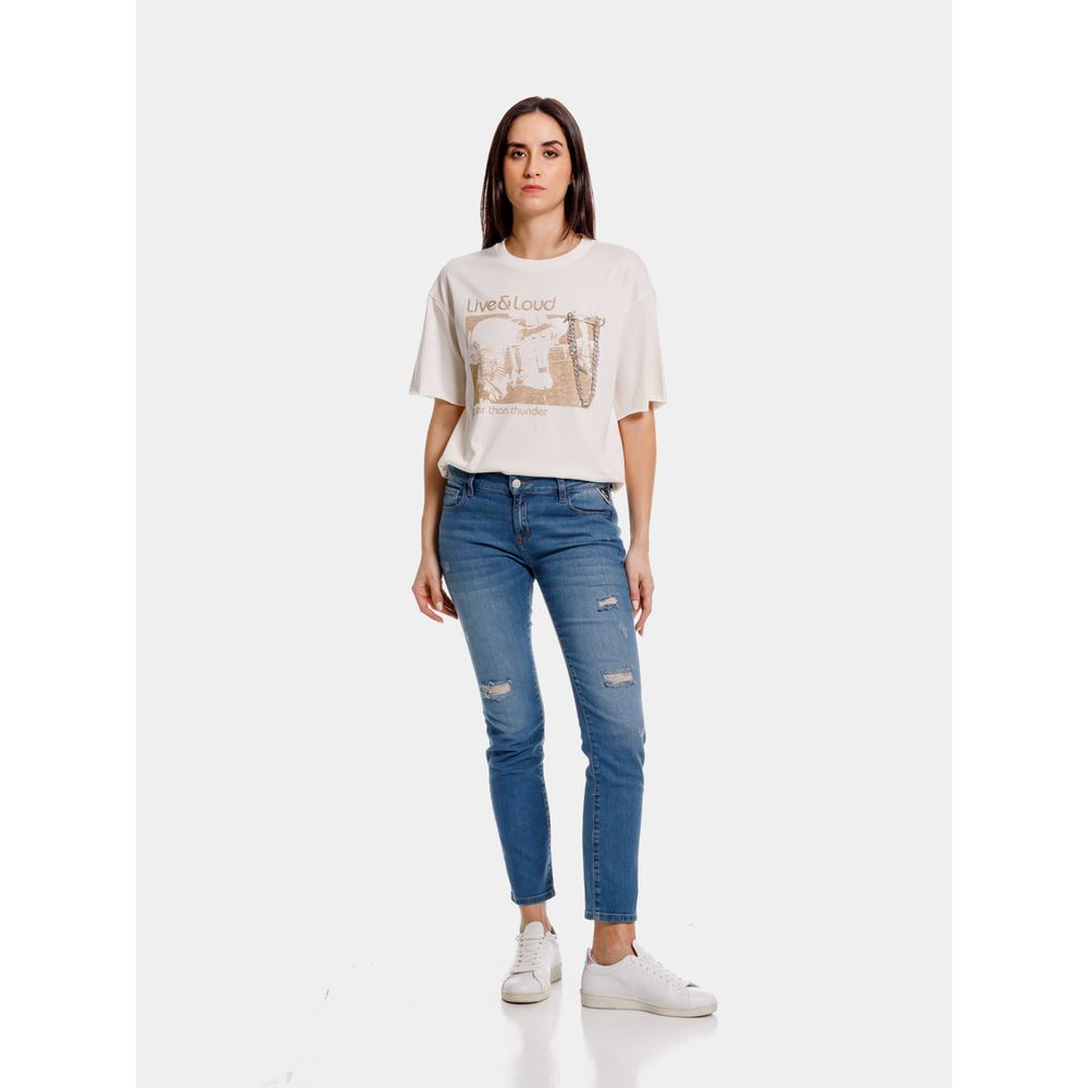 Camiseta Manga Corta Para Mujer