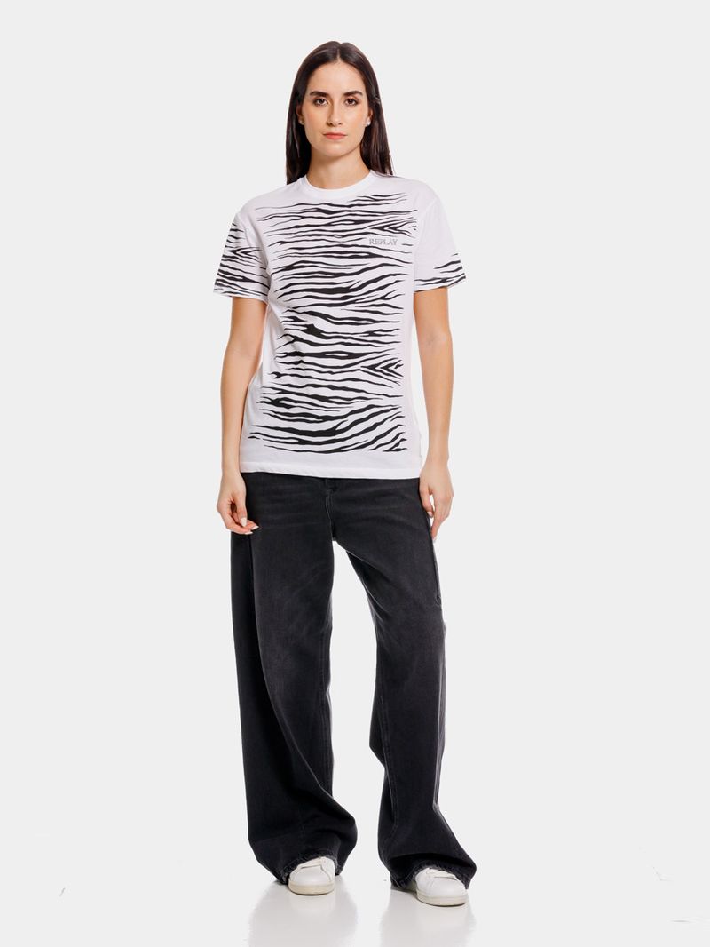 Camiseta-Manga-Corta-Para-Mujer