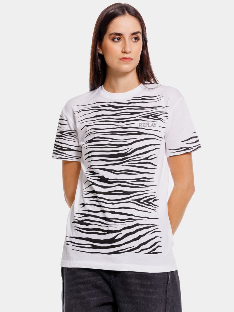 Camiseta-Manga-Corta-Para-Mujer