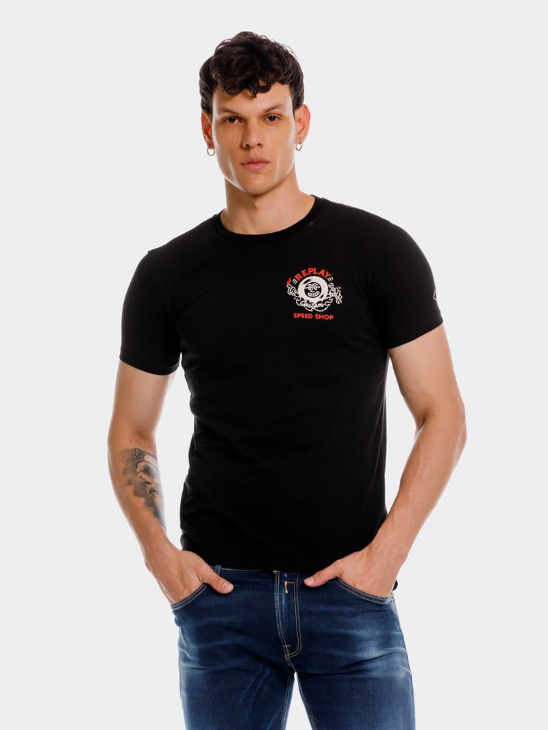 Camiseta-Manga-Corta-Para-Hombre