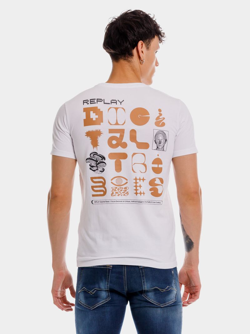 Camiseta-Manga-Corta-Para-Hombre