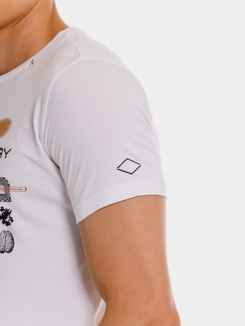 Camiseta-Manga-Corta-Para-Hombre