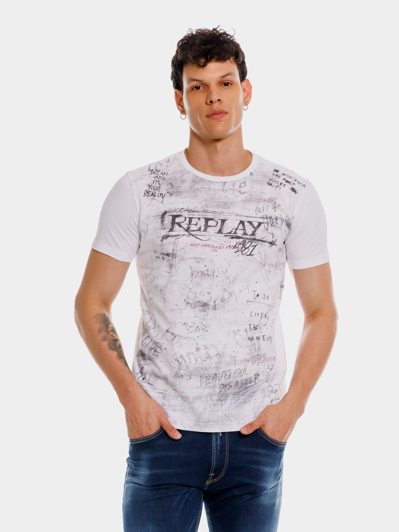 Camiseta-Manga-Corta-Para-Hombre