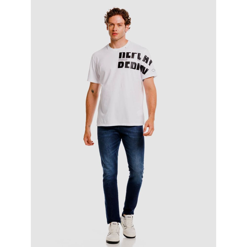 Camiseta Manga Corta Para Hombre Replay