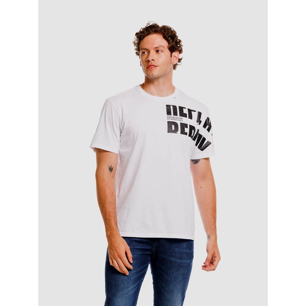 Camiseta Manga Corta Para Hombre Replay