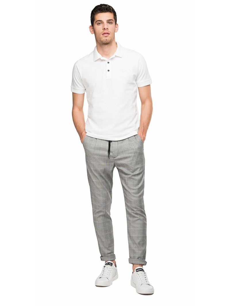 Polo-Manga-Corta-Para-Hombre-Garment-Dyed-Cotton-Piquet-Replay