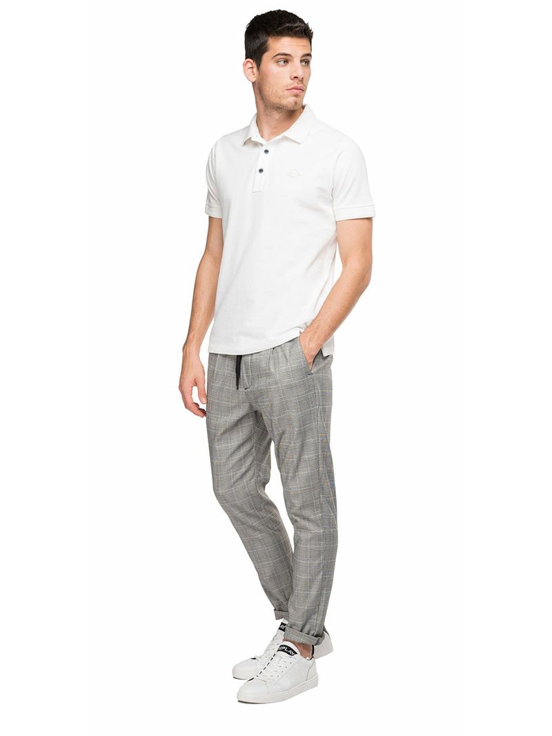Polo-Manga-Corta-Para-Hombre-Garment-Dyed-Cotton-Piquet-Replay