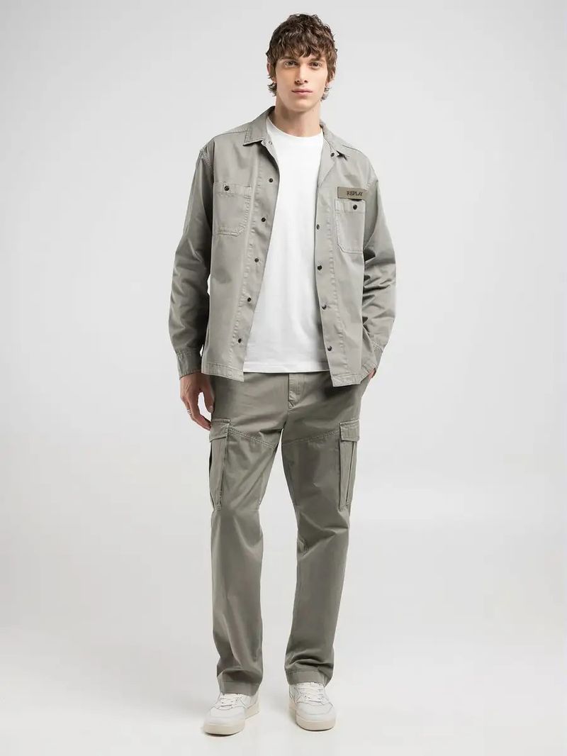 Camisa-Manga-Larga-Para-Hombre-Replay