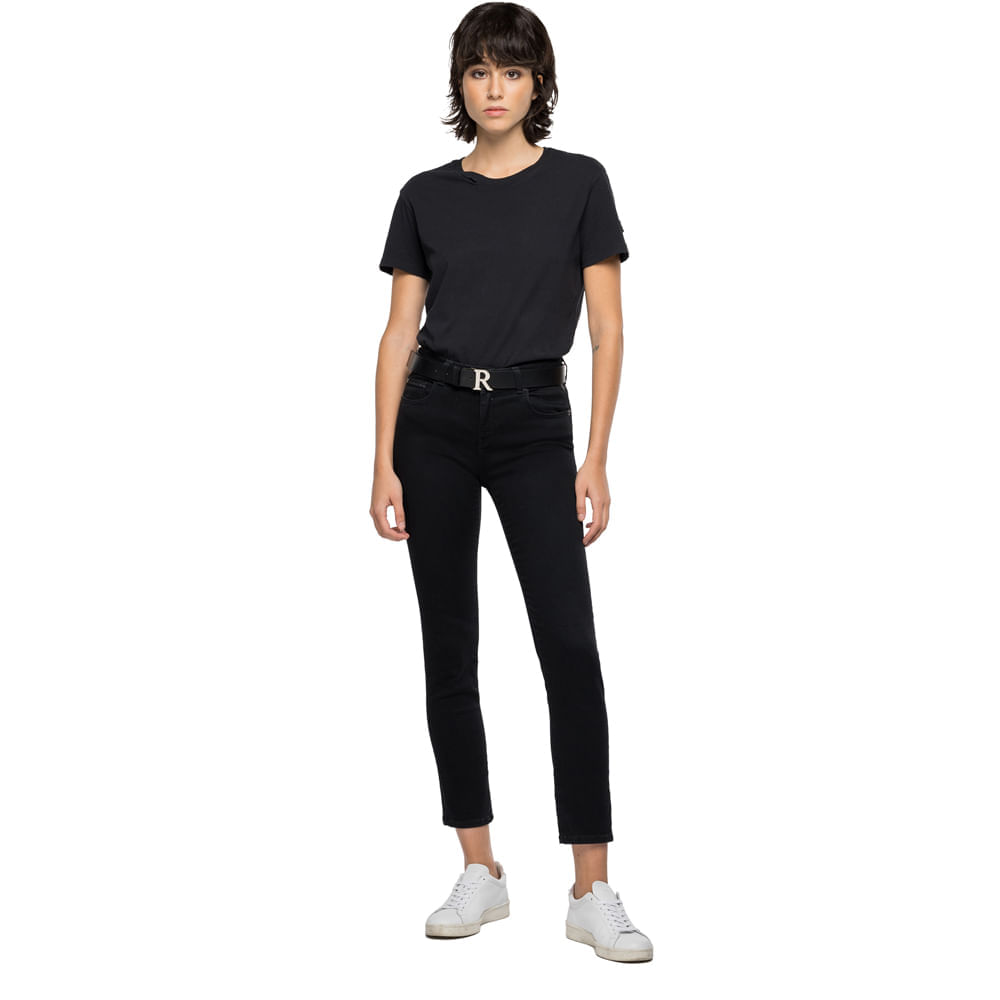 Camiseta Para Mujer Garment Dyed Light Open End Jersey Replay