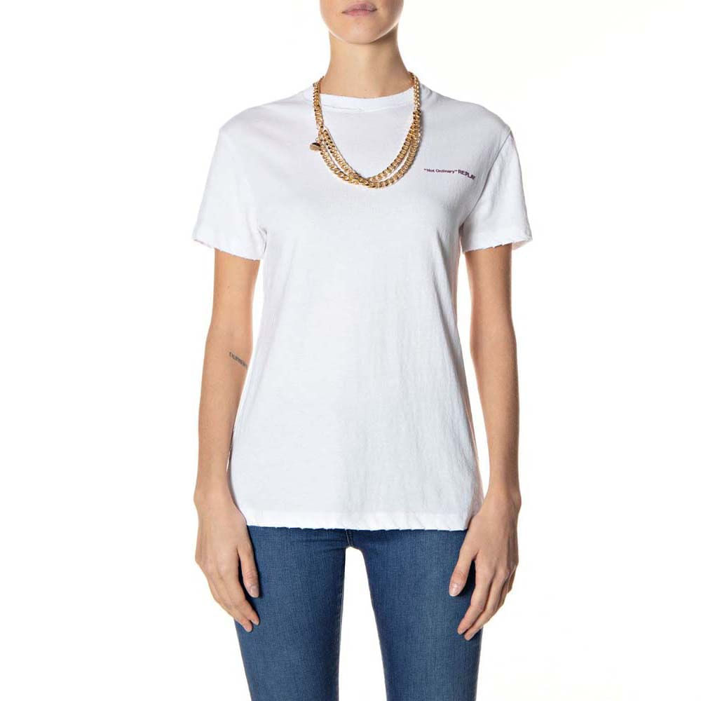 Camiseta Manga Corta Para Mujer Open End Hand Dry Replay