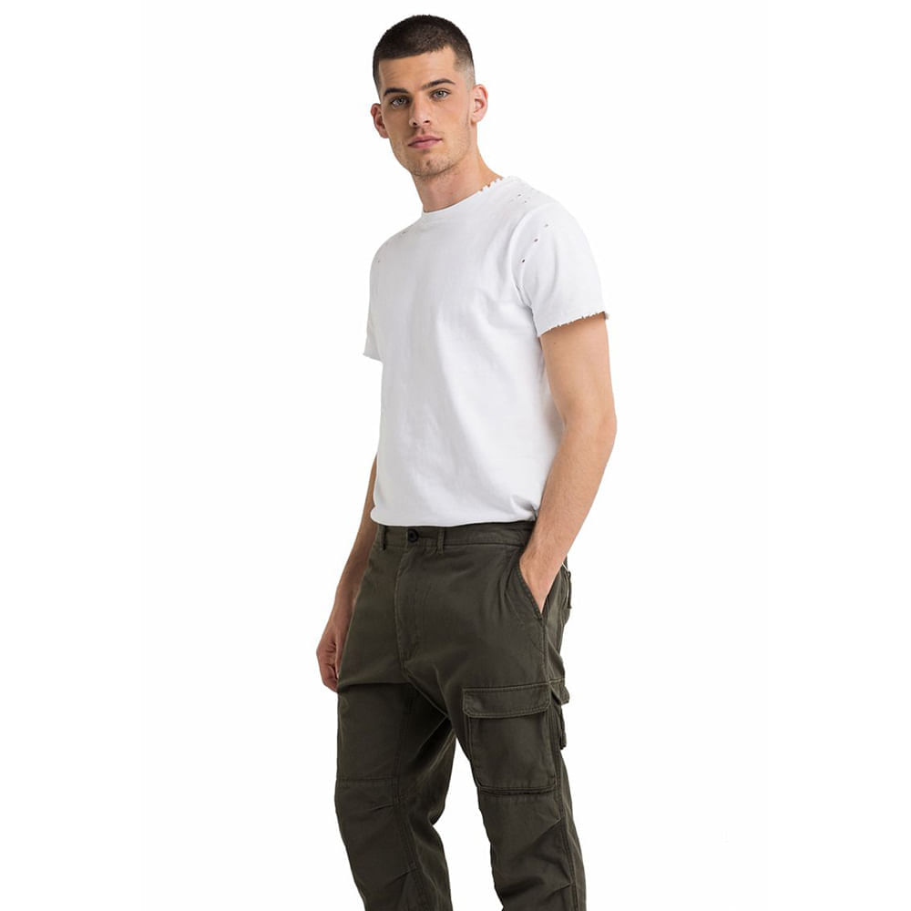 Pantalon Cargo Para Hombre Pants Replay
