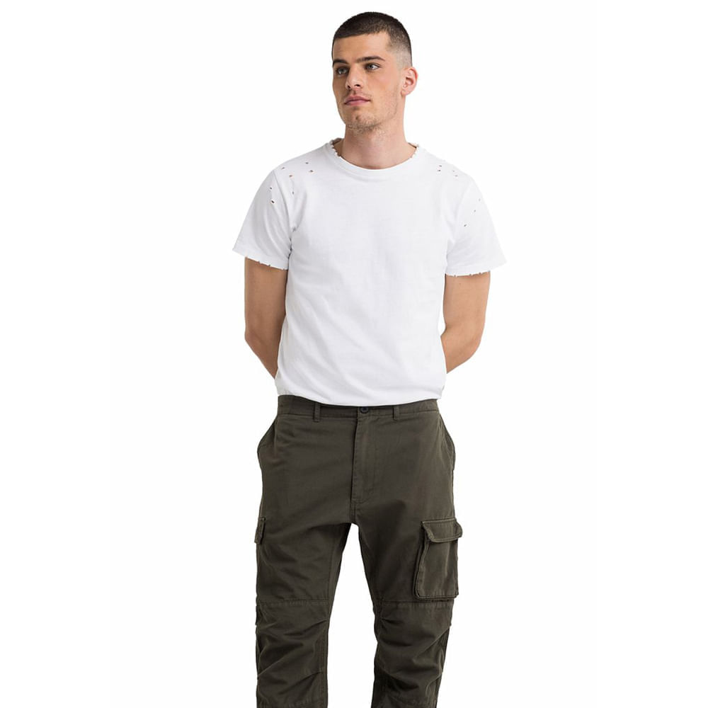 Pantalon Cargo Para Hombre Pants Replay