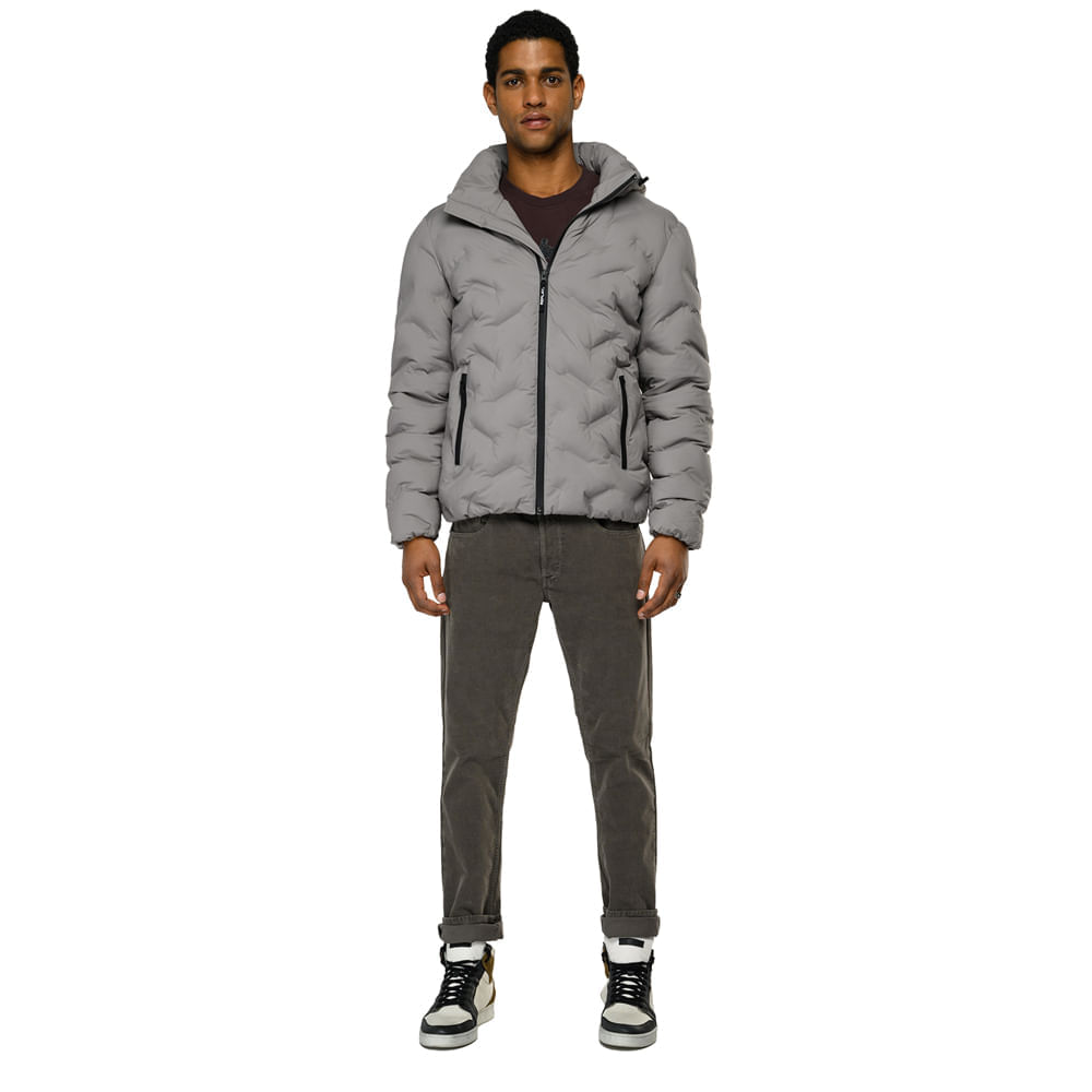 Chaqueta Padded Para Hombre Recycled Poly Micro Oxford Replay
