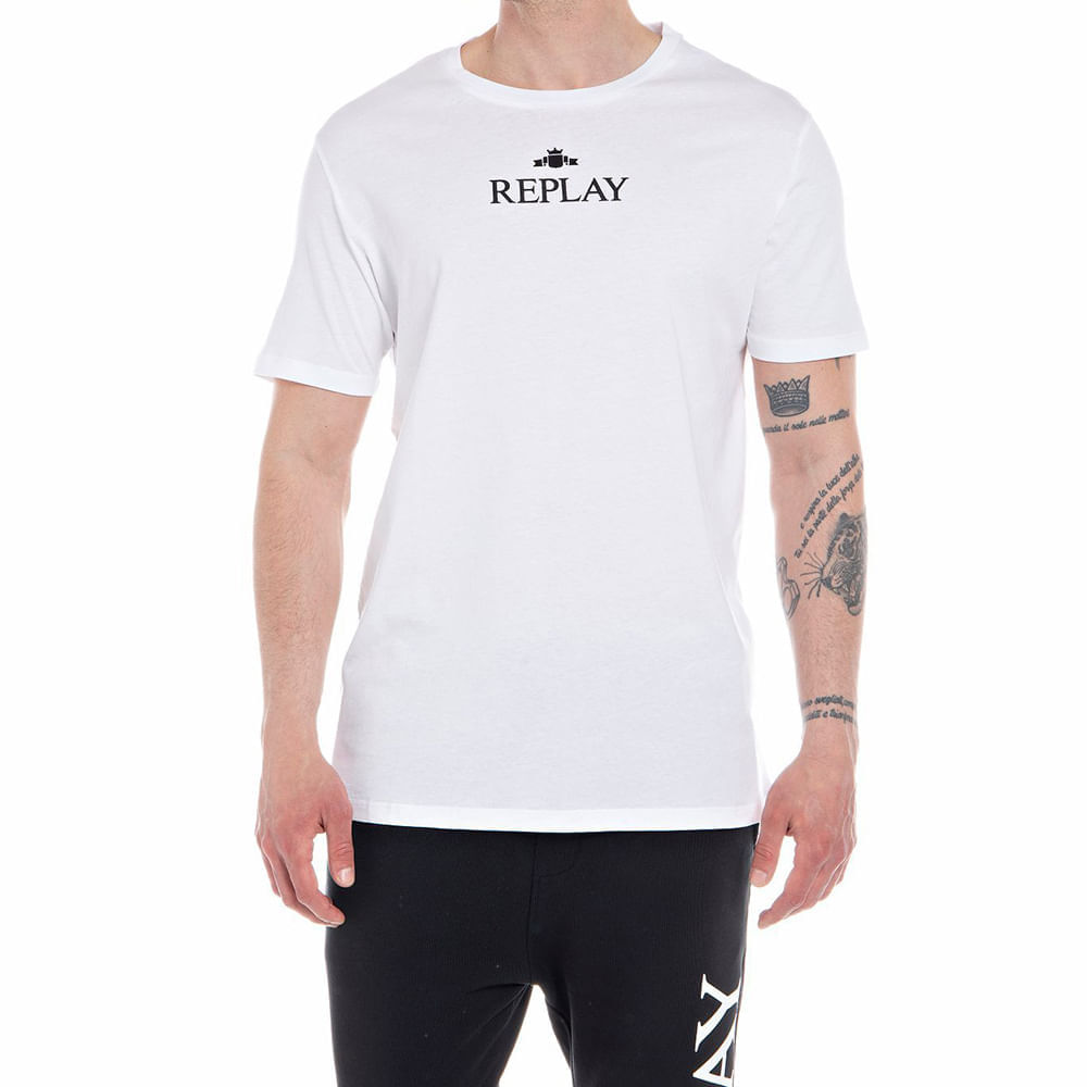 Camiseta Manga Corta Para Hombre Replay